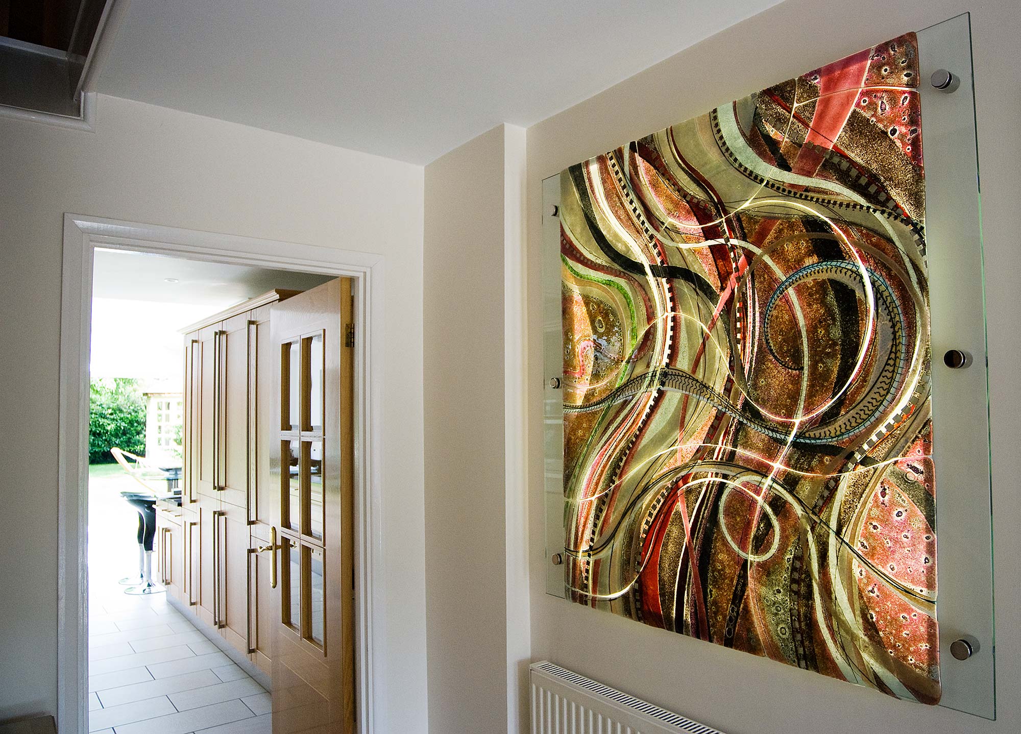 Outside In, Backlit Panels